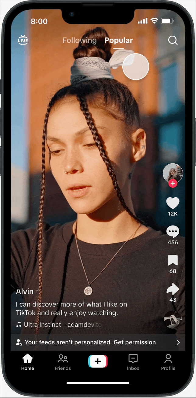 California — get-permission prompt